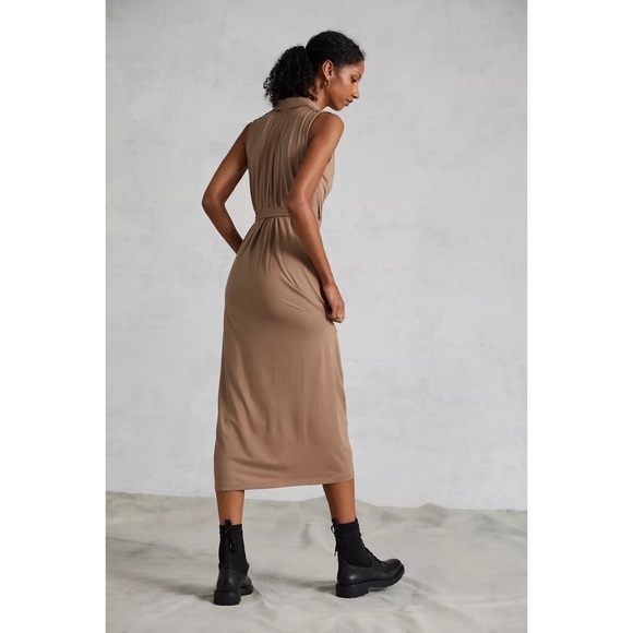 Anthropologie Wrap Maxi Shirtdress - Picture 3 of 3